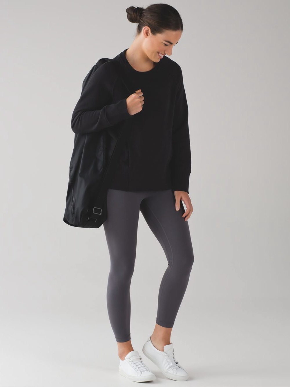 Lululemon Back To It Crewneck Pullover Sweatshirt Fleece Cozy Gym Casual Winter